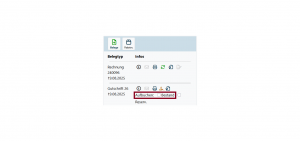 Bestände bei einer Gutschrift zurückführen